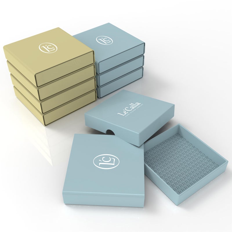 LeCalla أقراط هووب ليت-ويغت مرصعة بالذهب الأبيض من ليكالا للنساء المراهقات - Image 5